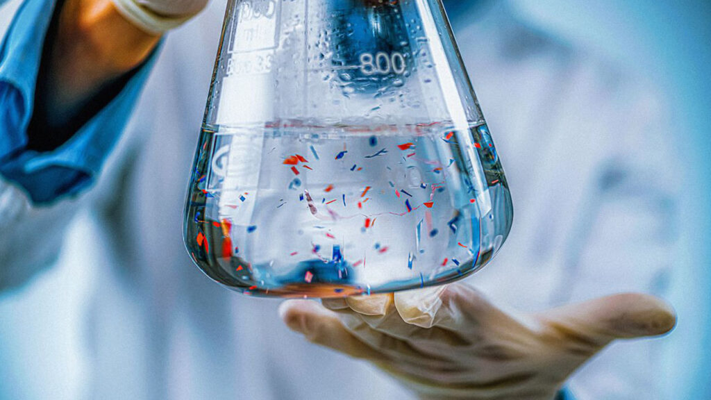 ไมโครพลาสติกในน้ำดื่ม