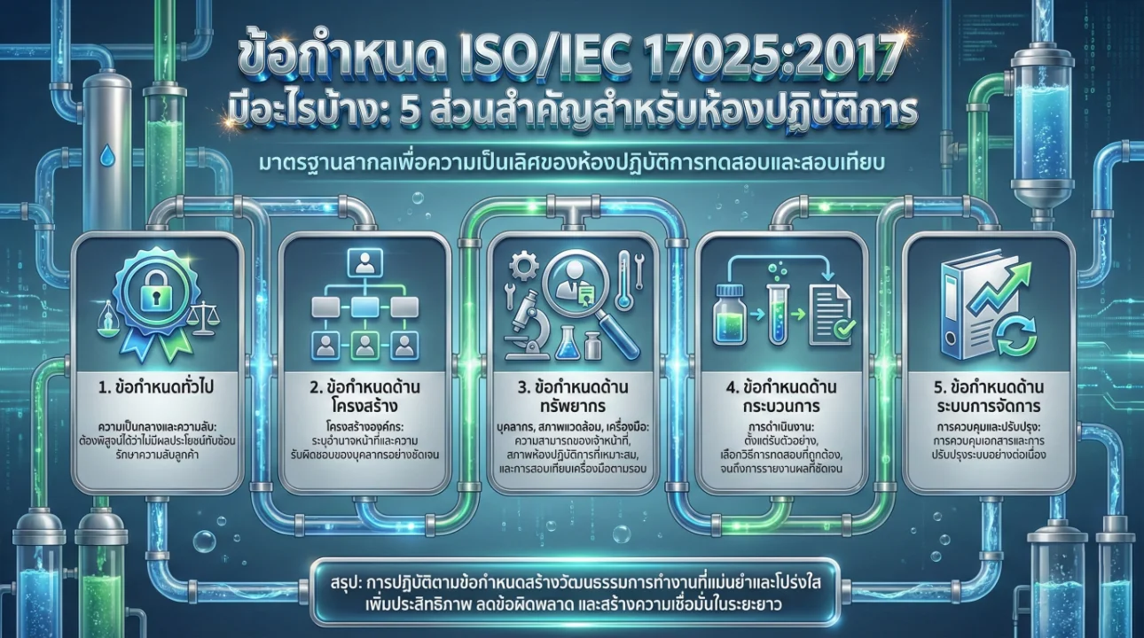 ข้อกำหนด ISO 17025 มีอะไรบ้าง