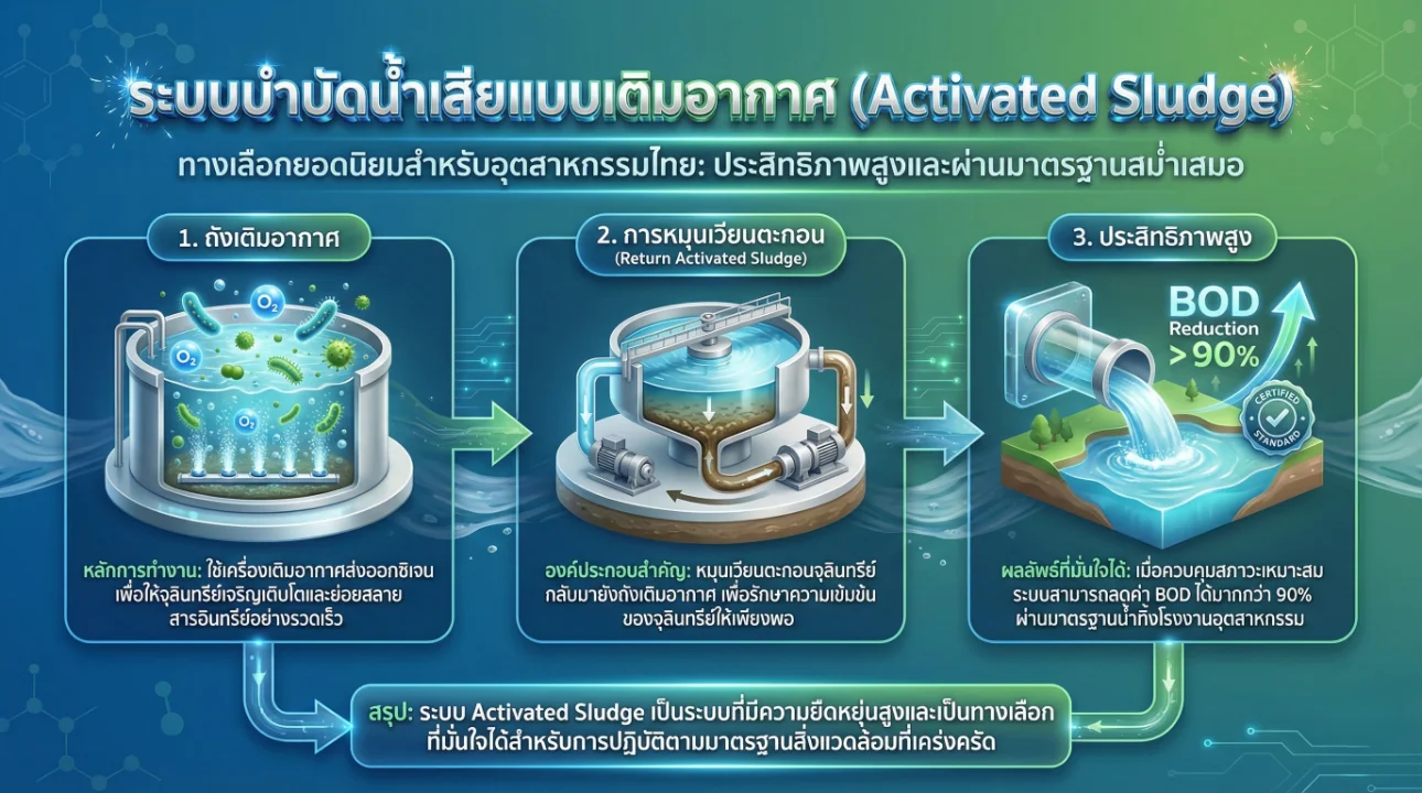 ระบบบำบัดน้ำเสียแบบเติมอากาศ