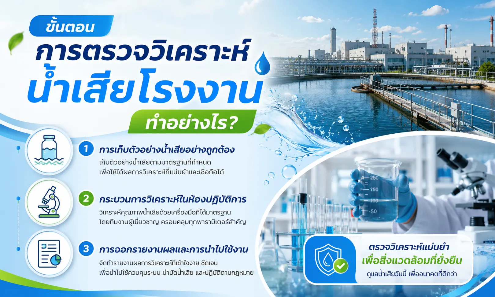 พารามิเตอร์น้ำเสียโรงงาน